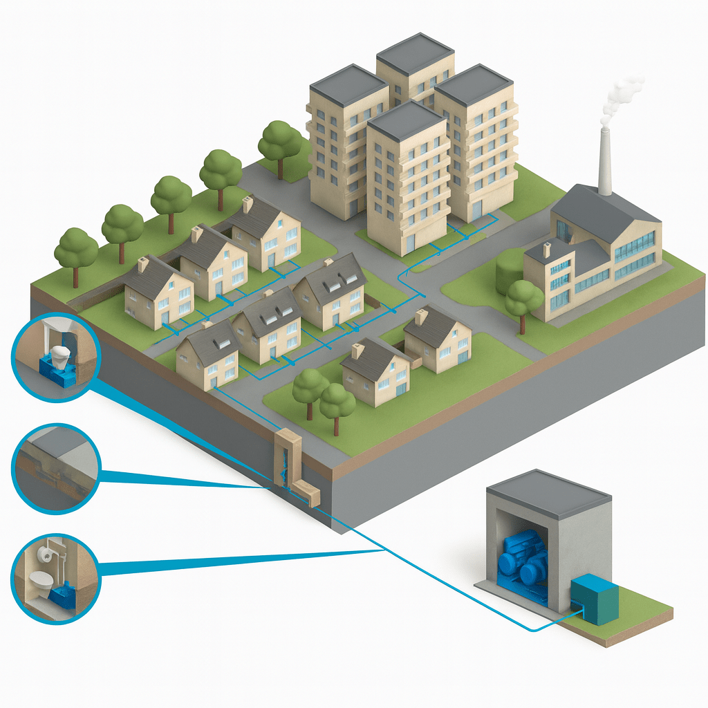 Outdoor Vacuum Wastewater Solutions
