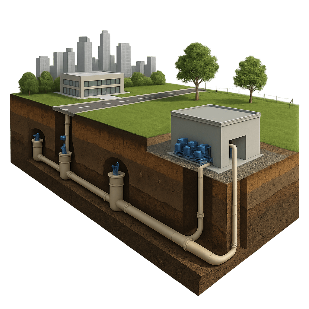 Outdoor Vacuum Wastewater Solutions